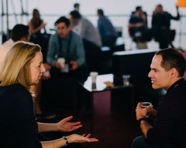 Several people on a braindate